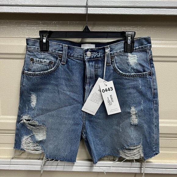 Boyish THE MONTY High Rise Denim Short Sz 29 in ST. LOUIS Distressed - Picture 1 of 11